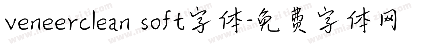 veneerclean soft字体字体转换